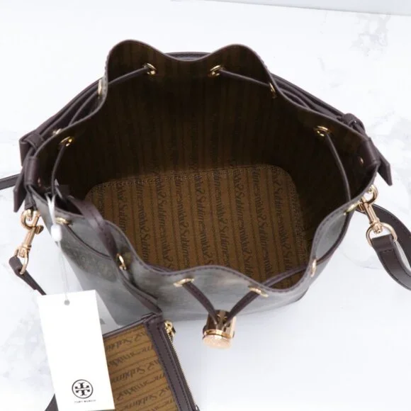 TORY BURCH T Monogram Bucket Bag